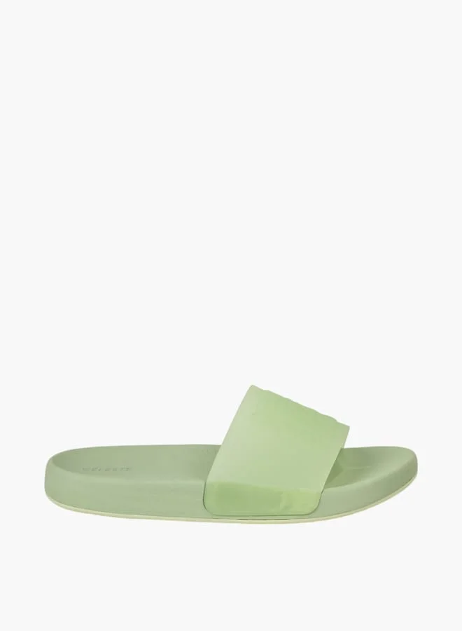 Celeste Womens Solid Slip-On Slides