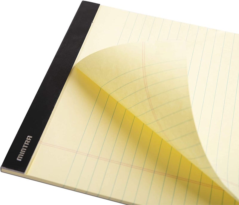 Mintra Office Legal Pads (Double Pad 3pk (Canary), 8.5in x 11in (Narrow Ruled)) - Image 3