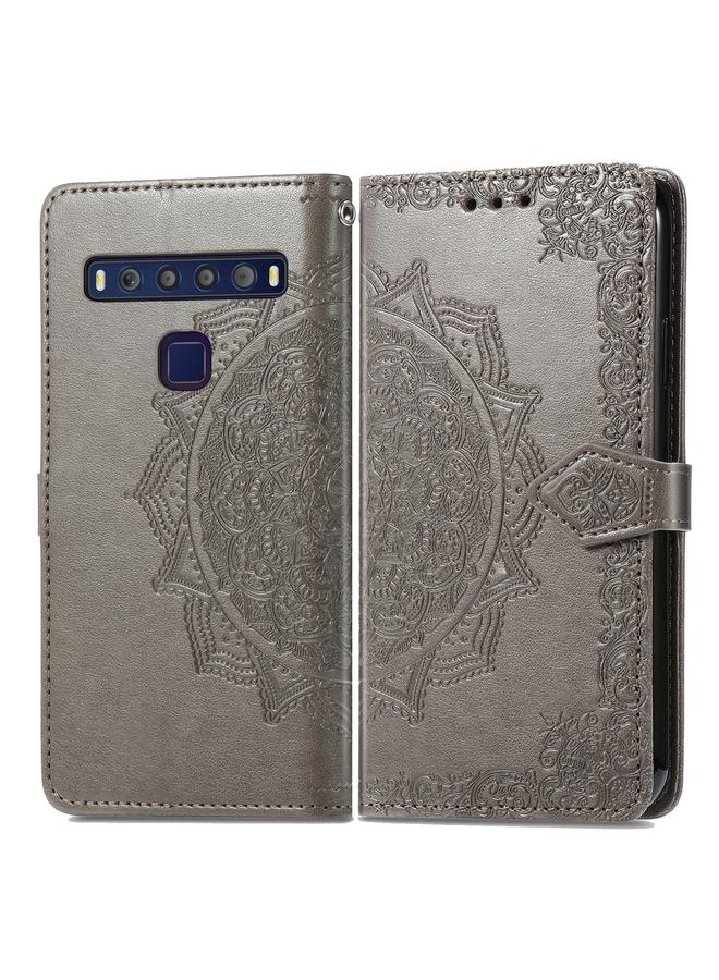 erorex Case For TCL 10L Mandala Flower Embossed Horizontal Flip Leather Phone Case - Image 2