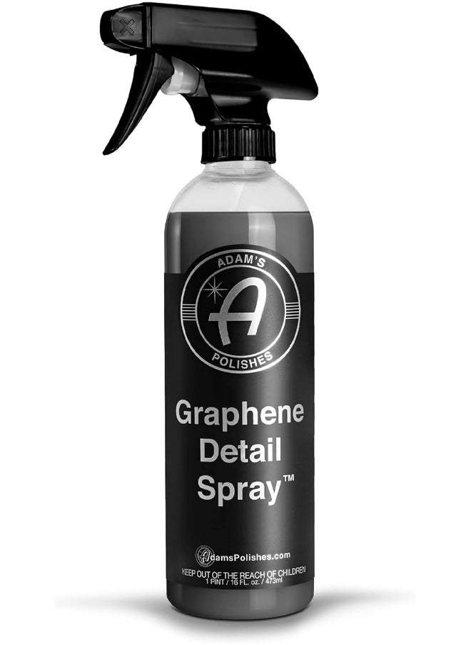 Adam's Polishes Graphene Detail Spray (16 Oz) - Extend Protection Of Waxes, Sealants, & Coatings | Waterless Detailer Spray For Car Detailing | Clay Bar, Drying Aid, Add Ceramic Graphene Protection  - Image 1