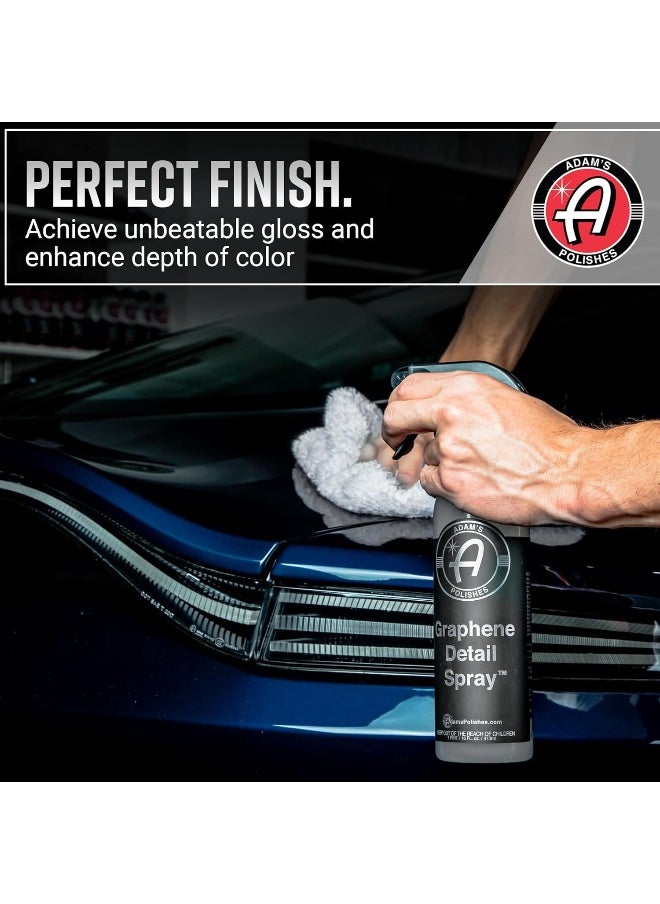 Adam's Polishes Graphene Detail Spray (16 Oz) - Extend Protection Of Waxes, Sealants, & Coatings | Waterless Detailer Spray For Car Detailing | Clay Bar, Drying Aid, Add Ceramic Graphene Protection  - Image 3