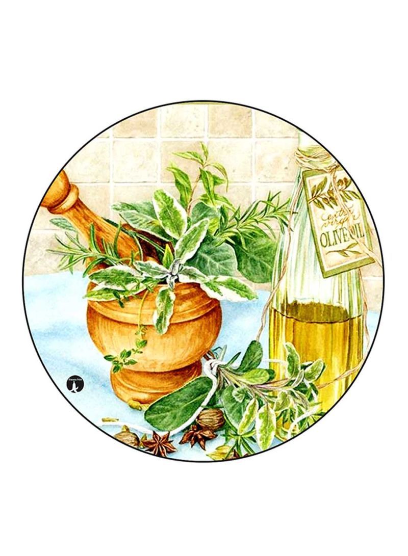 RKN Vintage Art Printed Mouse Pad  Multicolour