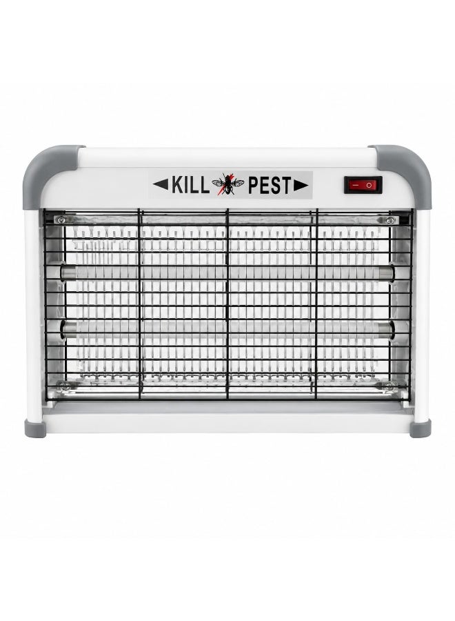 12W Electric Flying Insect Zapper – Mosquito and Fly Killer with UV Light and Electric Grid – Quiet, Chemical-Free Operation; Includes Cleaning Brush - Image 1