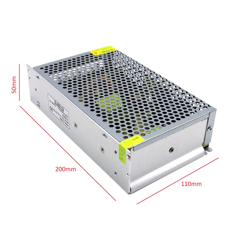 12V Power Supply 500W Output High-Efficiency DC Converter - 215x113x50mm Compact Design 20.8A Voltage Regulator for Indoor Use - Image 4