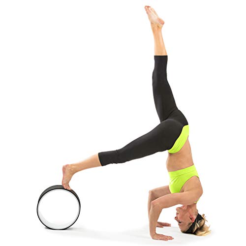 ProsourceFit Yoga Wheel Prop 12” for Improving Yoga Poses, Backbends, Flexibility, Balance, Stretching, Relaxation - Image 4