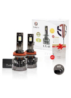 Toby's Toby's Brand New LX 45-H8/H11 having 6500K color Temperature 90W pair LED Headlight Bulb Assembly 9000 Lumens extreme Bright best for long drive  - Image 1