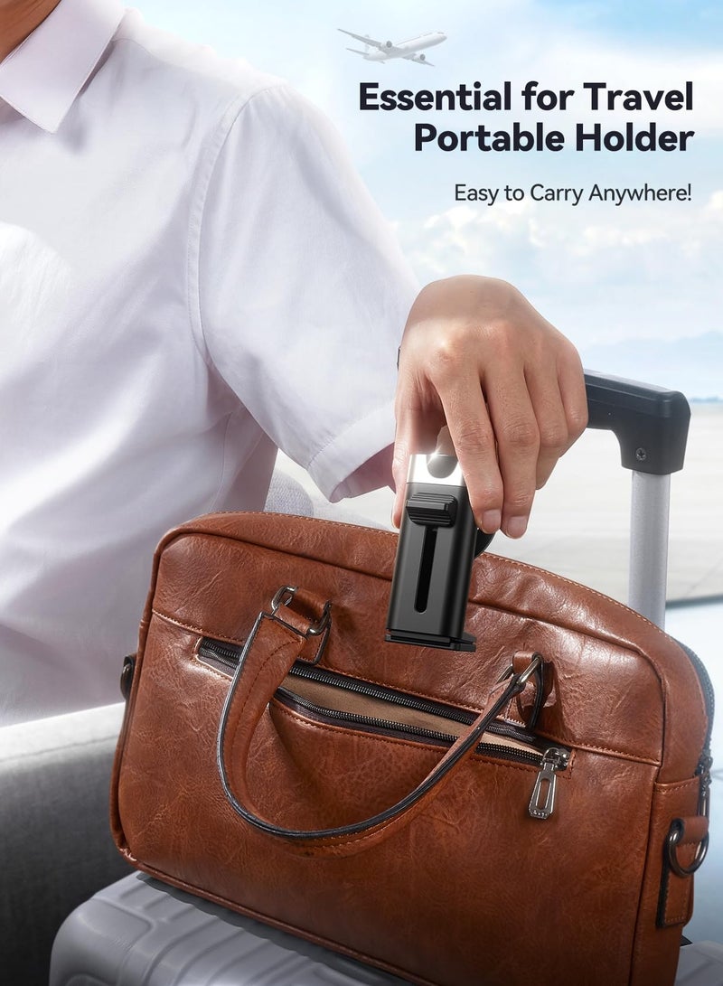 Excefore Holder for Magsafe Airplane Phone Holder Travel Essentials, Universal Airplane Accessories Handsfree, Travel Must Haves Plane Phone Mount for iPhone 15/14/13/12/,Galaxy S24/23 - Image 2