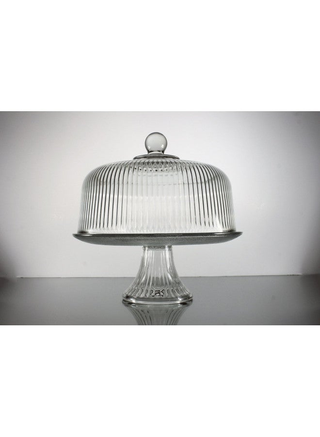 Anchor Hocking طقم كعكة موناكو من أنكر هوكينغ، STD، كريستال - Image 5