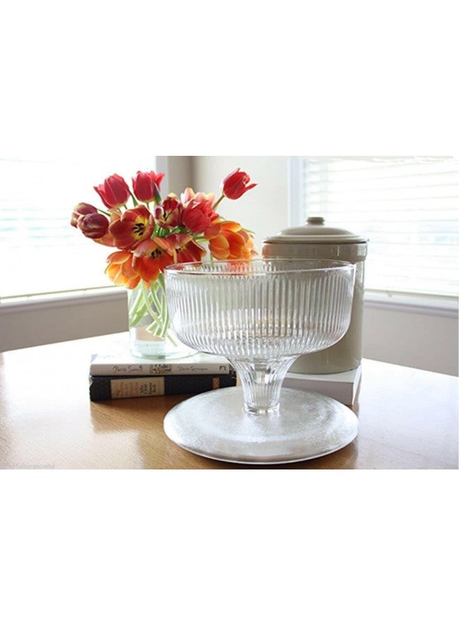 Anchor Hocking طقم كعكة موناكو من أنكر هوكينغ، STD، كريستال - Image 4