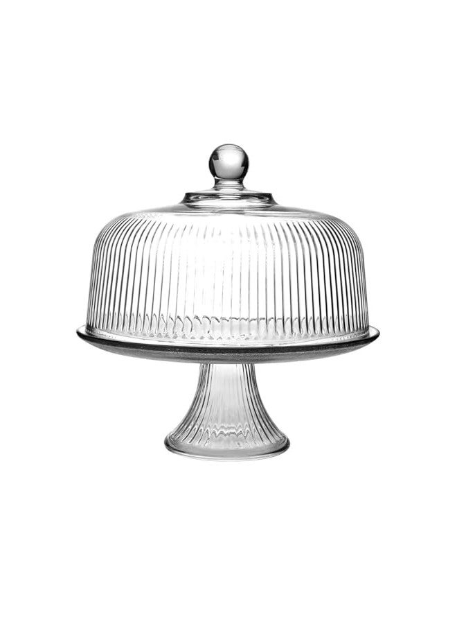 Anchor Hocking طقم كعكة موناكو من أنكر هوكينغ، STD، كريستال - Image 1