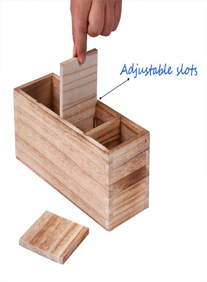 WuGeShop Kitchen Drawer Organizer, Kitchen Cutlery Trays with 4 Adjustable Smart Compartments, Silverware Storage Kitchen Utensil Flatware Tray - Image 3