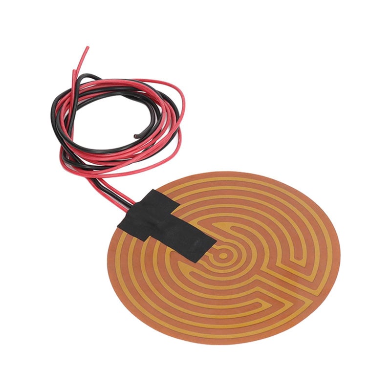DC12V 120W Flexible Polyimide Heater Plate 6.3in Round PI Heating Film For 3D Printer Hot Bed - Image 4