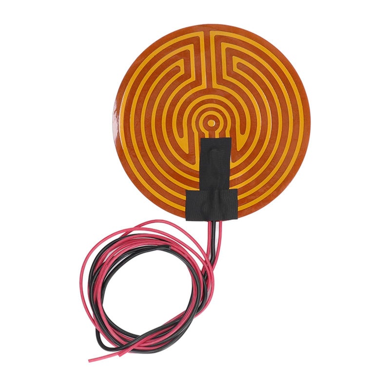 DC12V 120W Flexible Polyimide Heater Plate 6.3in Round PI Heating Film For 3D Printer Hot Bed - Image 2