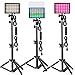 VILTROX RGB Photography Lighting for Zoom Meetings, Tabletop Video Conference Lighting Kit CCT/RGB Mode Adjustable for - Image 2