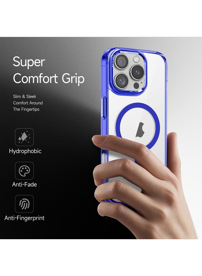 S-TOP Case For iPhone 16 Pro Max Ice Color Magnetic Series Magsafe Magnetic PC Hybrid TPU Phone Case - Image 4