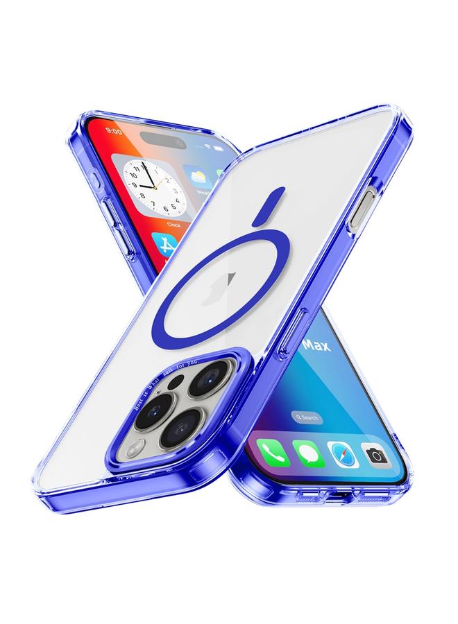S-TOP Case For iPhone 16 Pro Max Ice Color Magnetic Series Magsafe Magnetic PC Hybrid TPU Phone Case - Image 1