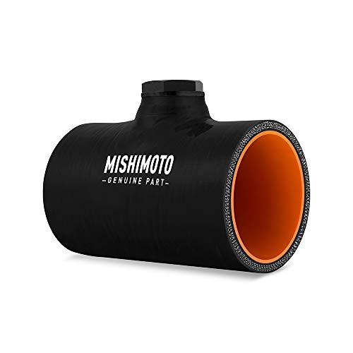 Mishimoto - MMCP-25NPTBK Silicone Coupler, 2.5" w/ 1/8" NPT Bung Black - Image 3