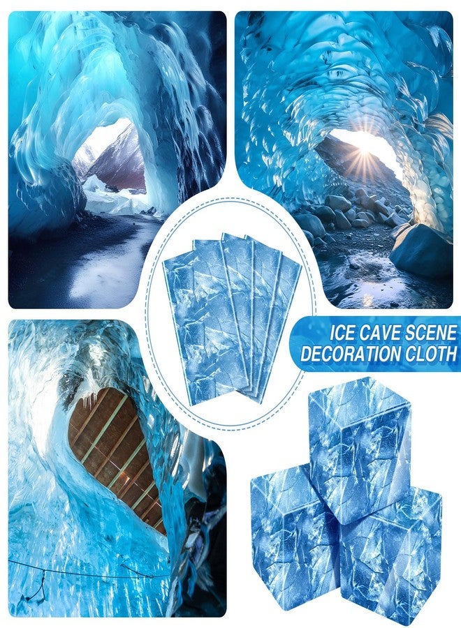 FuWeave 2 Pcs Ice Birthday Decorations Tablecloth 54 x 108 Inch Ice Tablecloth for Summer Party/Under Sea/Ocean Theme Party Decor Anime Character Cosplay Decoration - Image 4