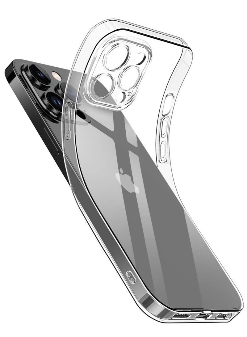 ELTRAZONE Premium Clear Case Compatible with iPhone 15 Pro Back Cover With Full Camera Lens Coverage, Anti-Yellowing & Slim Case - Image 1