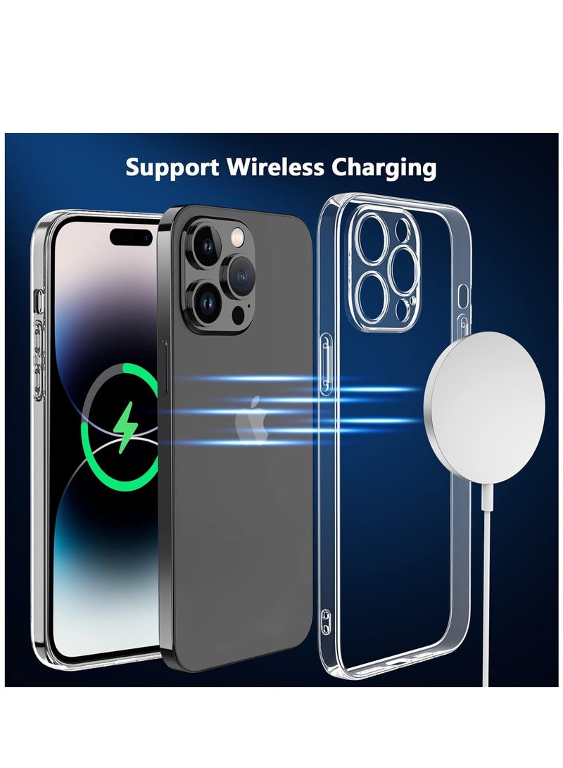 ELTRAZONE Premium Clear Case Compatible with iPhone 15 Pro Back Cover With Full Camera Lens Coverage, Anti-Yellowing & Slim Case - Image 5