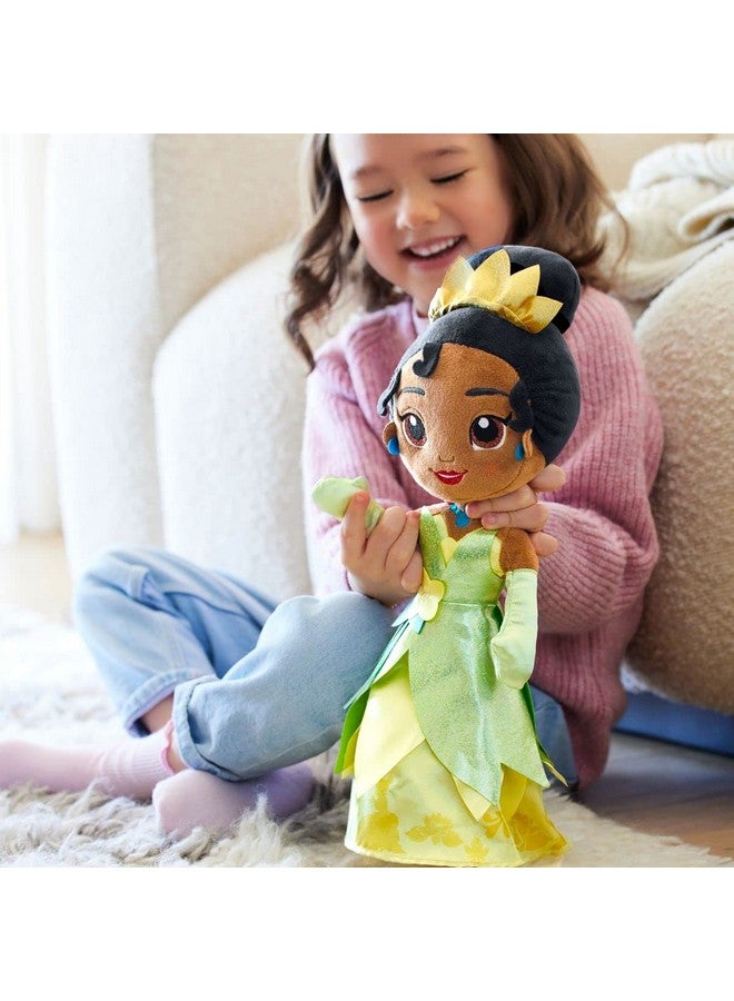 Disney store دميّة أميرة ديزني الرسمية، تيانا، متوسطة 14 بوصة، ناعمة مع ميزات مطرزة، ألعاب أميرات للبنات، دمى ديزني، حيوانات محشوة للبنات - Image 2