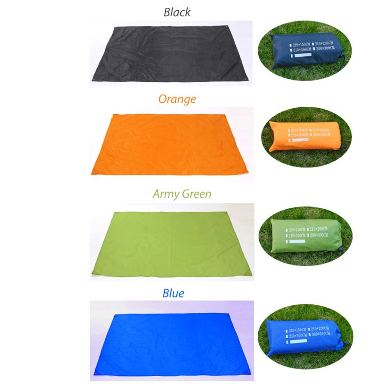 Outdoor Blanket Blue Type 3 Multi-Protection Waterproof Fabric - Lightweight Solid Structure Camping Mat for Beach Patio Lawn Outdoor Areas - Image 2
