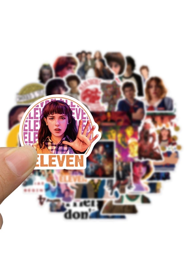 50 Pcs Waterproof Sticker Set, HD Fine Color Printing, Waterproof Stickers for Laptop,Skateboard, Water Bottles, Computer, Phone, Guitar, Stickers for Kids Teens - Image 3