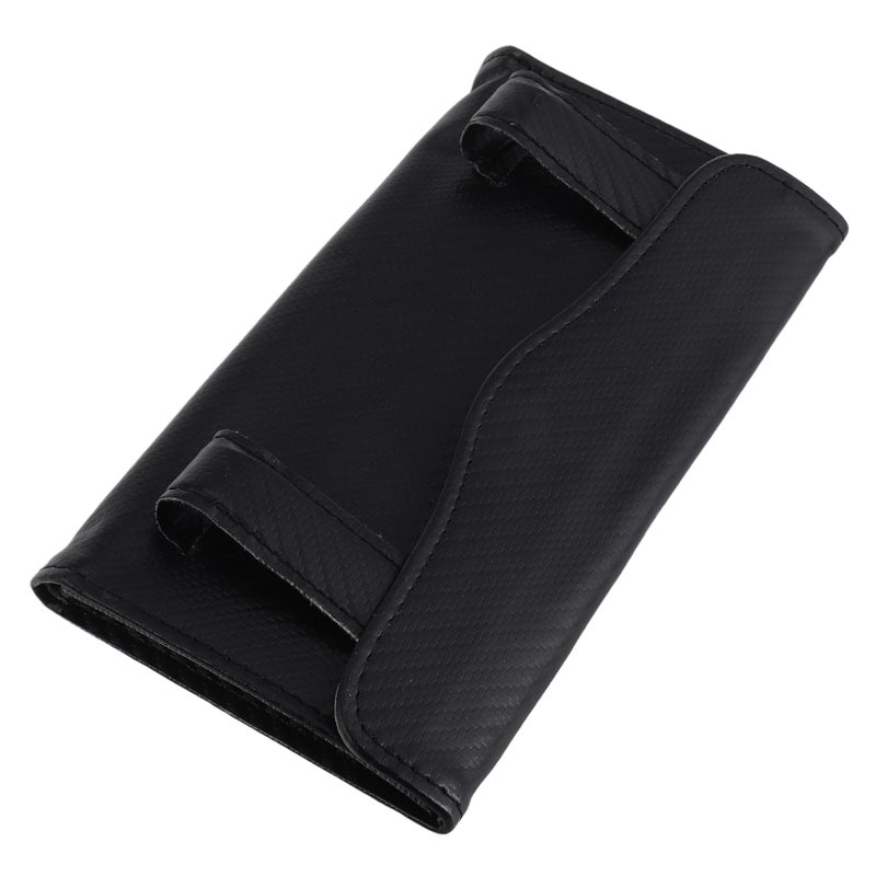 Black Car Sun Visor Tissue Holder Hanging Napkin Dispenser For Vehicle Organization - Image 2