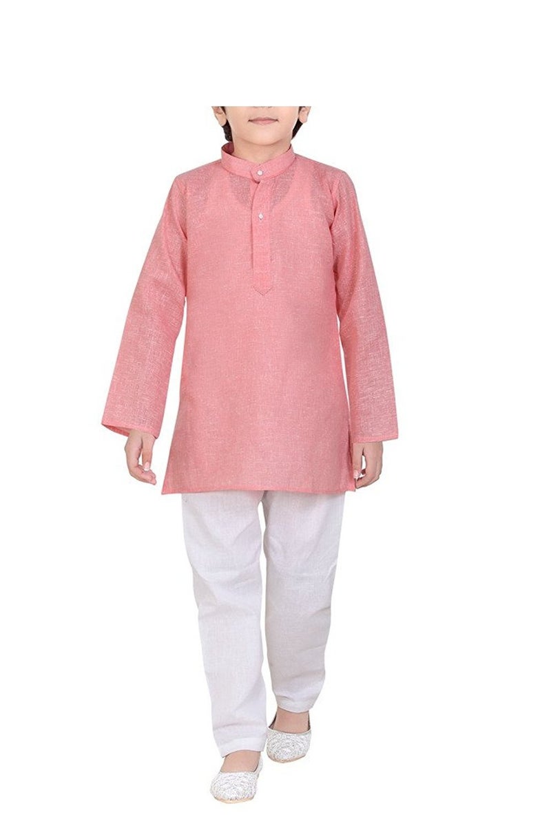 Royal Kurta 100% Cotton Kurta Pyjama Set For Kids - Image 5