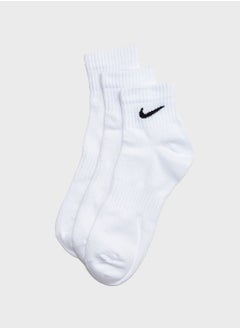 Nike 3 Pack Light Weight Ankle Socks  - Image 1