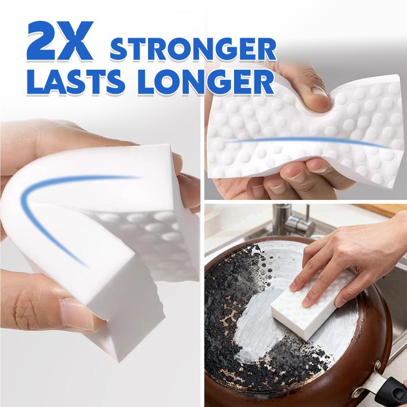 ISDGER Glass Cooktop Cleaner Sponge, 10 Pack GRS Certified Stove Top Cleaner 2X Density Magic Melamine Sponge Eraser, Extra Durable & Long Lasting, for Kitchen Glass Marble Ceramics Top Daily Cleaning - Image 5