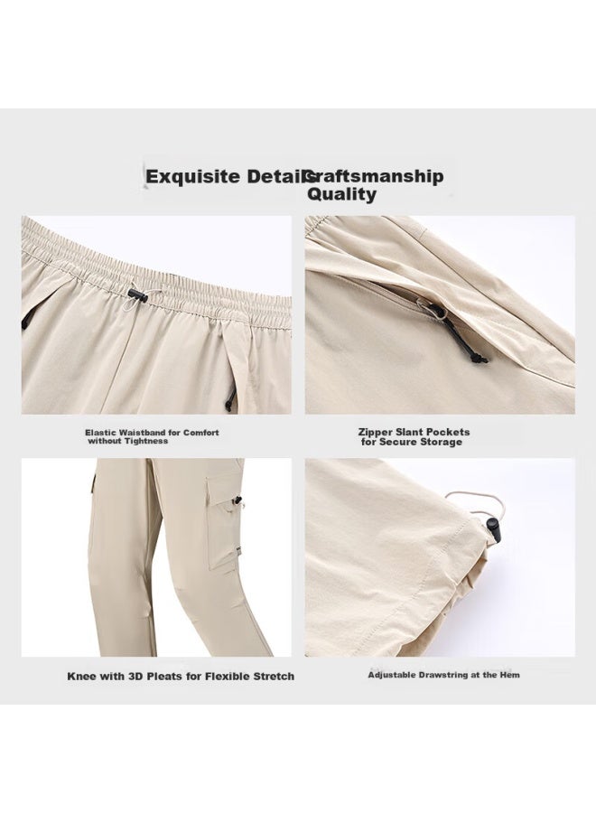 Scaler Quick-dry Pants For Men And Women, Outdoor Hiking Trousers, Elastic Casual Sports Cargo Climbing Pants F3516d01 - Image 3