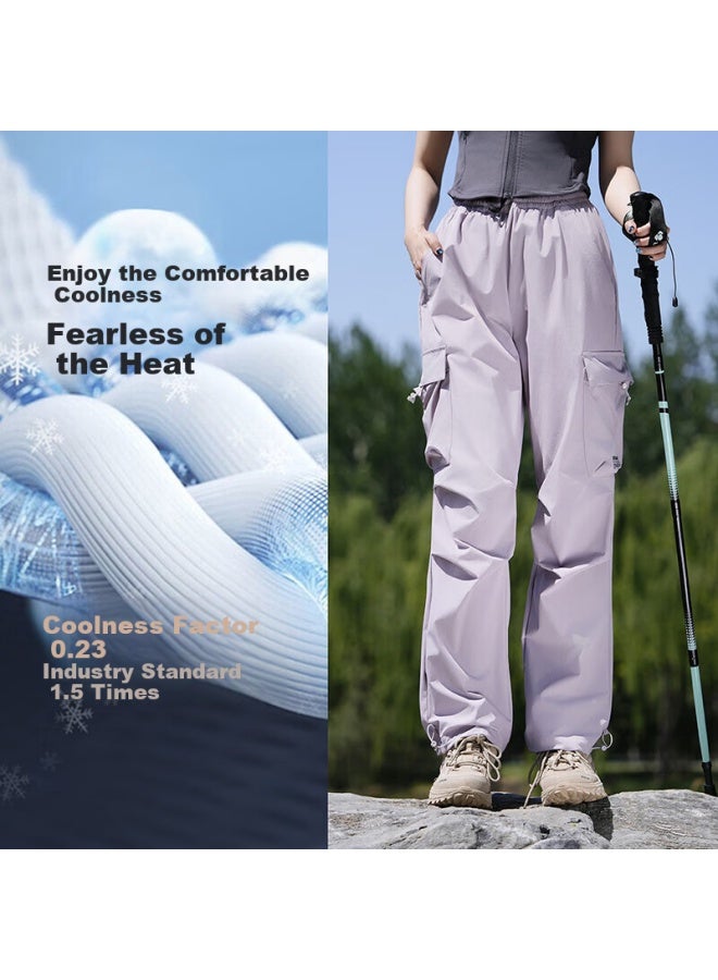 Scaler Quick-dry Pants For Men And Women, Outdoor Hiking Trousers, Elastic Casual Sports Cargo Climbing Pants F3516d01 - Image 1