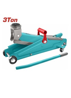 TOTAL TOTAL 3 Ton Hydraulic Floor Jack – Heavy Duty Car Jack for Automotive Repair, Min. Height 135mm, Max. Height 410mm, 275mm Travel  - Image 1