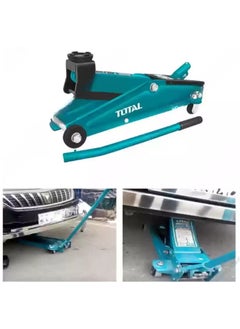 TOTAL TOTAL 3 Ton Hydraulic Floor Jack – Heavy Duty Car Jack for Automotive Repair, Min. Height 135mm, Max. Height 410mm, 275mm Travel  - Image 2