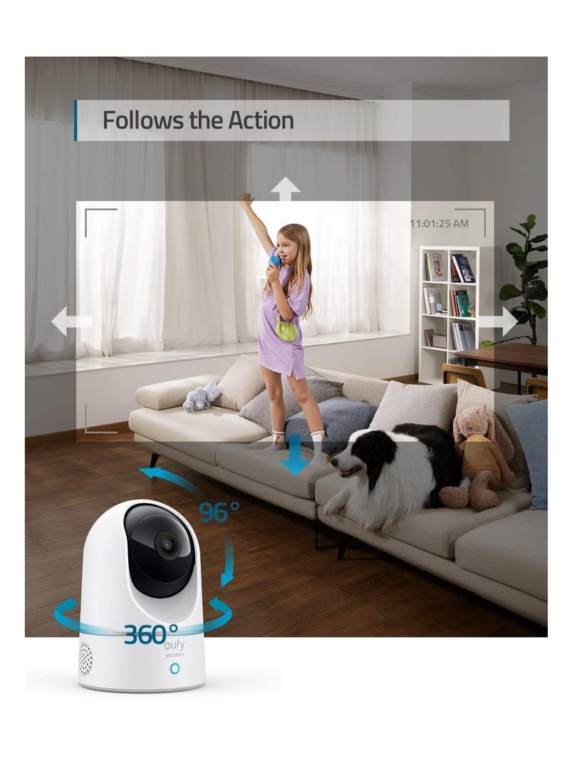 eufy Security 2K Indoor Camera | Pan & Tilt, AI Motion Tracking, Night Vision  - Image 2