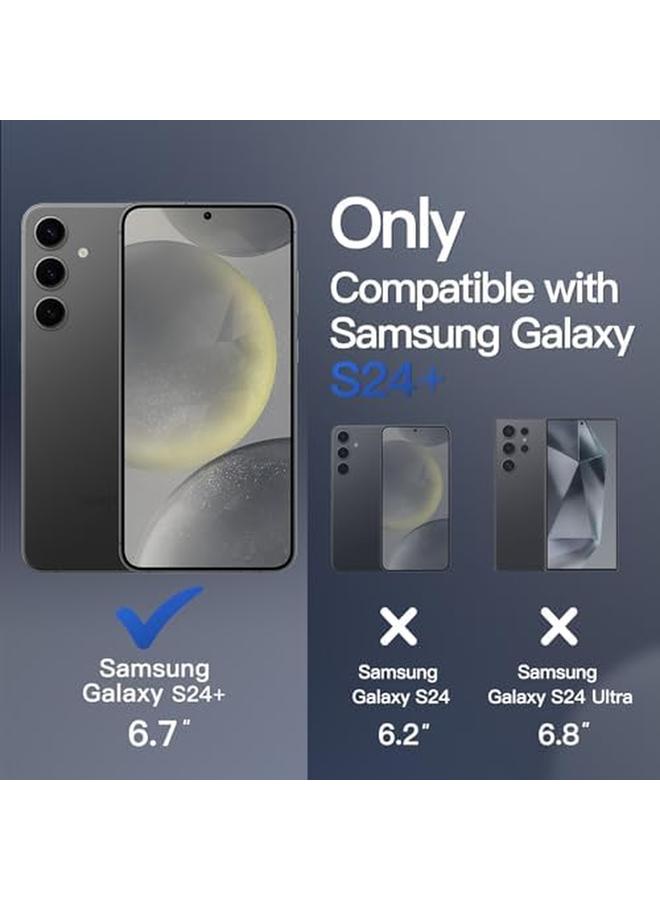 Jetech Magnetic Case For Samsung Galaxy S24 Plus S24 Plus 5G Compatible With Magsafe Translucent Matte Back Shockproof Phone Cover Deep Blue - Image 2