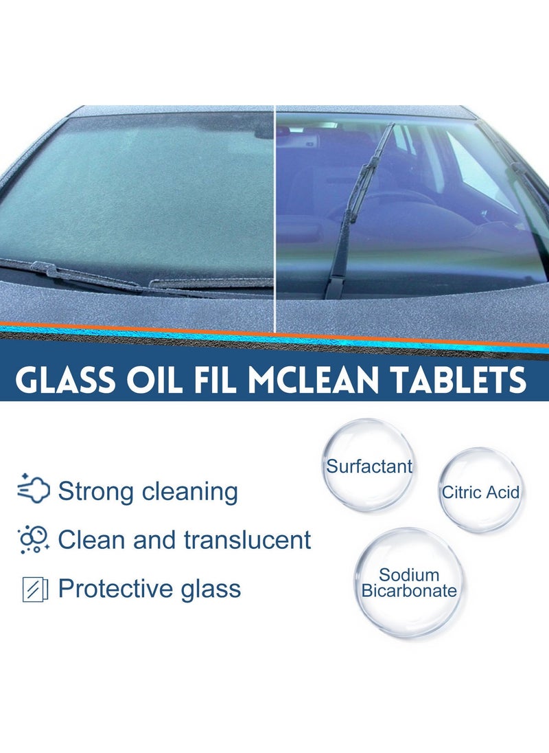 RAYHONG 30 Pieces Car Windshield Glass Concentrated Washer Tablets Solid Effervescent Wiper Cleaning for Kitchen Window  - Image 5