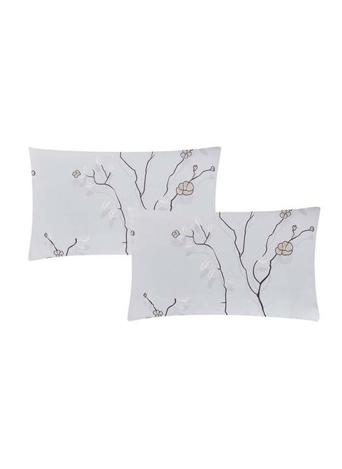 Hours Comforter Set With A Durable And Soft Jacquard Fabric And A Modern And Distinctive Pattern That Satisfies All Tastes, 4 Pieces, Single Size