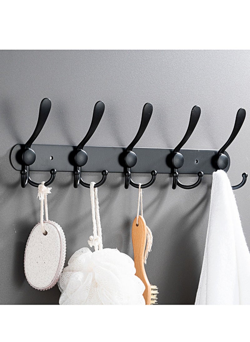 Loquat Stainless Steel Sponge Drain Rack Steel Ball Sink Cover Storage Wall Hanging Pot Punch Kitchen Hook Black  - Image 2