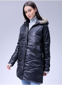 Freehand Women Relaxed Fit Solid Quilted Jacket  - Image 4