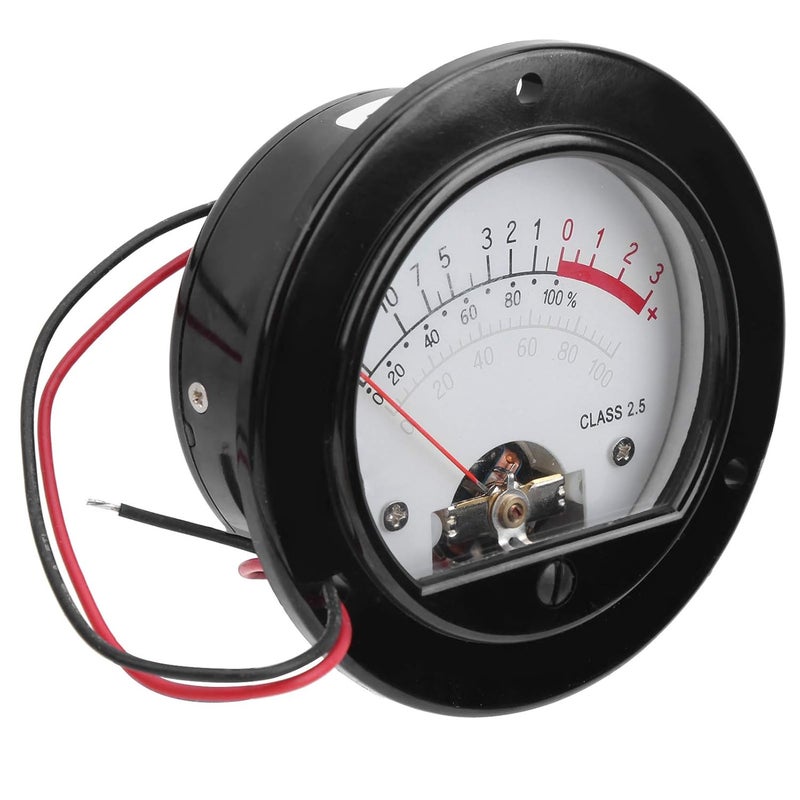 Retro VU Meter With Round Backlight High Accuracy Audio Testing Equipment ABS Material - Image 4