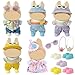 Ezcora Clothes for Doll 5 Pack Clothes for 17cm Doll Include Pairs of Shoes Perfect for Play Display Doll Outfits Accessories for Collectors No Dolls Rainbow Style - Image 2