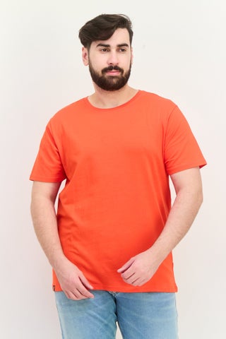 Men Crew Neck Short Sleeves Plain T-Shirt, Red - pzsku/ZAA52E0CE9596E27107F8Z/45/1746202144/4d0617b2-55f0-46e8-b037-72e27246d876