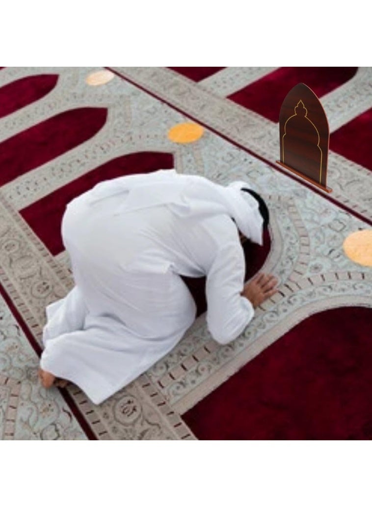 سندس حاجز صلاة السترة - فاصل صلاة إسلامي محمول، شاشة صلاة خفيفة الوزن ومتينة للمنزل والمسجد والسفر - Image 4