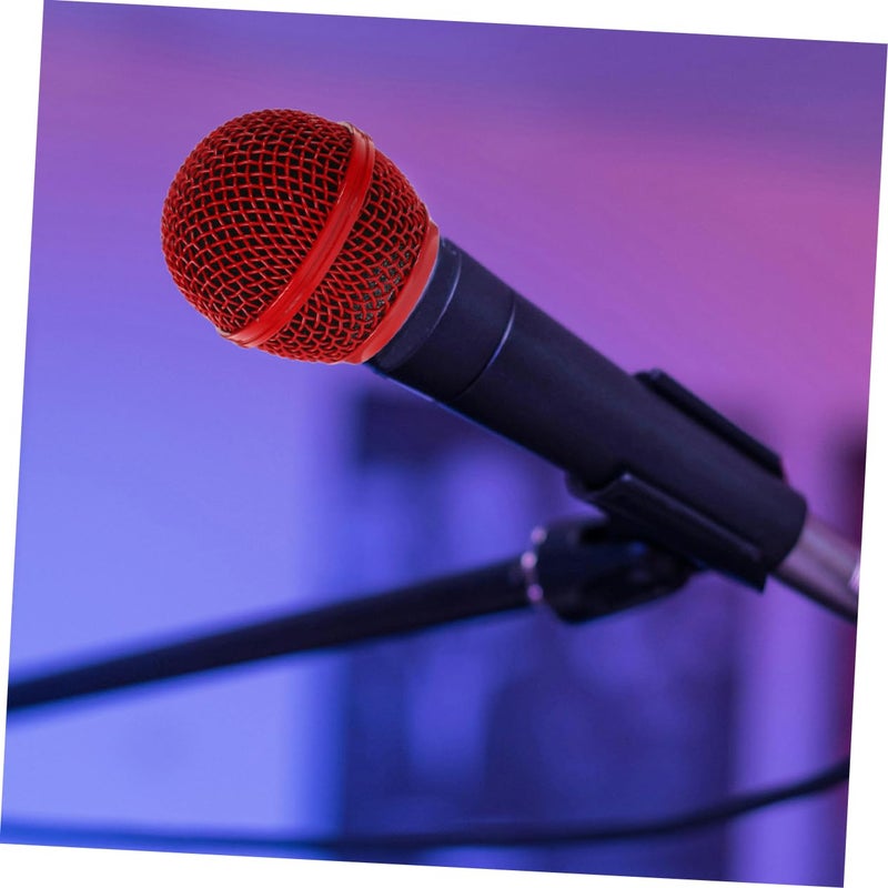 Red Microphone Grille Replacement Mesh Covers 2 Pack Easy Install for Various Mic Models - Image 5