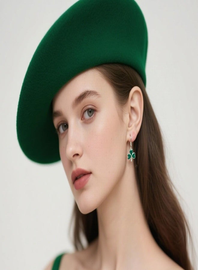 Lookray St. Patrick's Day Earrings for Women Green Irish Shamrock Earrings Good Luck Clover Dangle Earring Saint Patricks Day Jewelry Gifts Accessories Style4 - Image 5