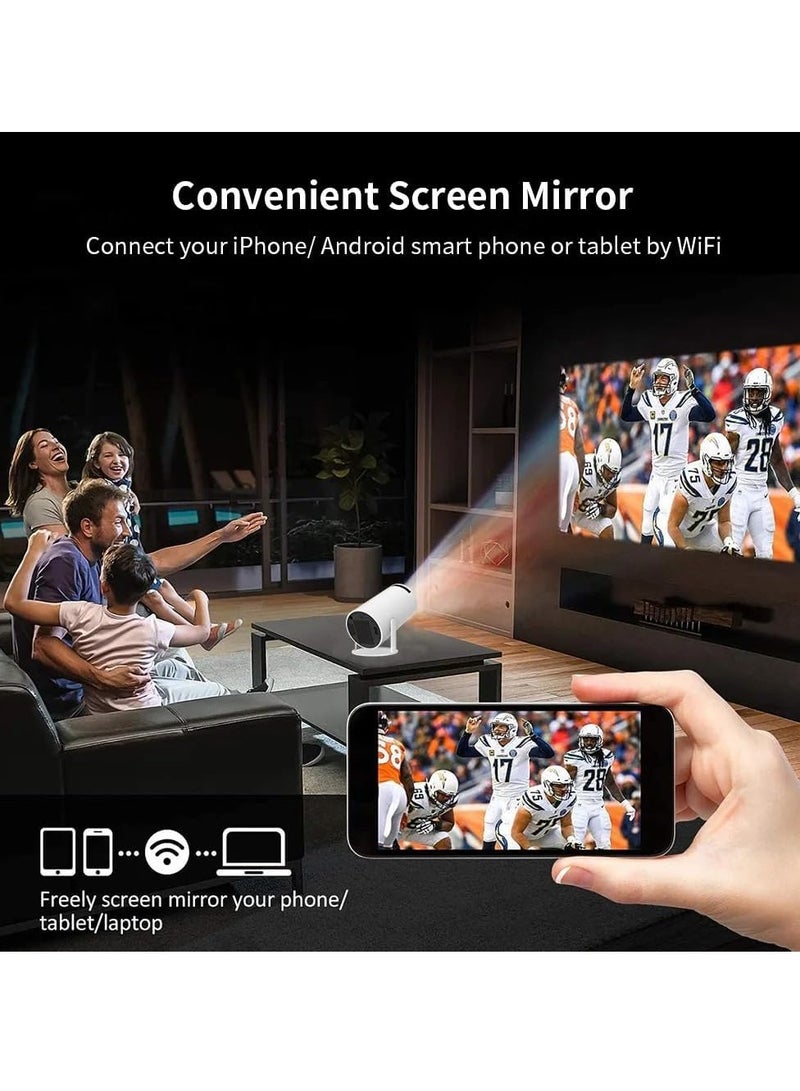 إلترازون Smart Mini Projector: 10000+ Retro Games, 1080P HD, WiFi 6, and Bluetooth 5.0 - Image 2