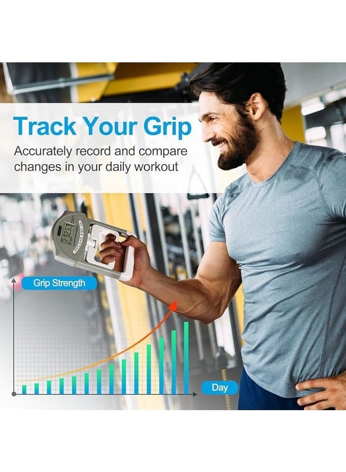 جهاز قياس قوة قبضة اليد - مقياس يدوي لتقوية قبضة اليد، أداة تدريب للرياضة، المدرسة، والاستخدام المنزلي. - Image 5