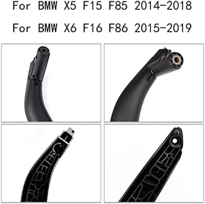 Black Car Door Handles for BMW X5/X6 F15/F16 (2014-2018) - Black Interior Replacement Accessories - Image 5